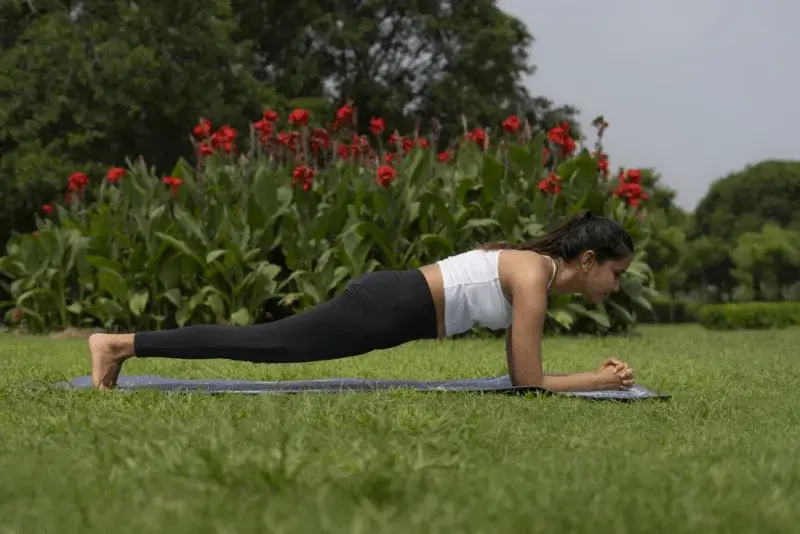 Plank for pelvic core strength